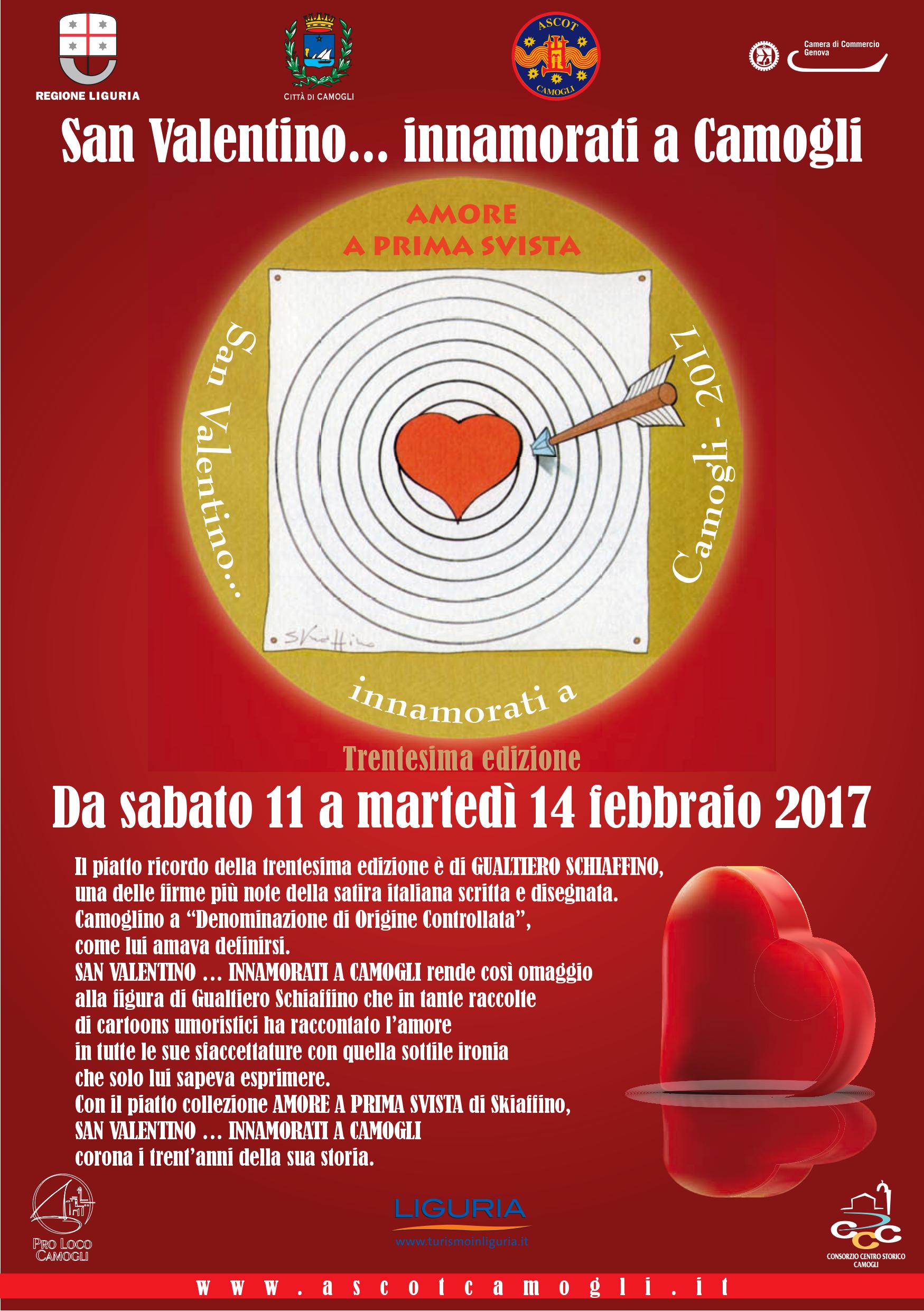 Flyer San Valentine in Camogli