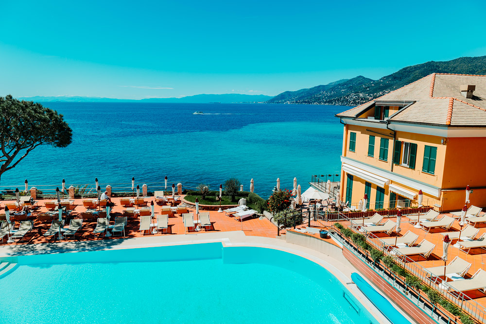 Hotel Cenobio Dei Dogi vista esterna con piscina